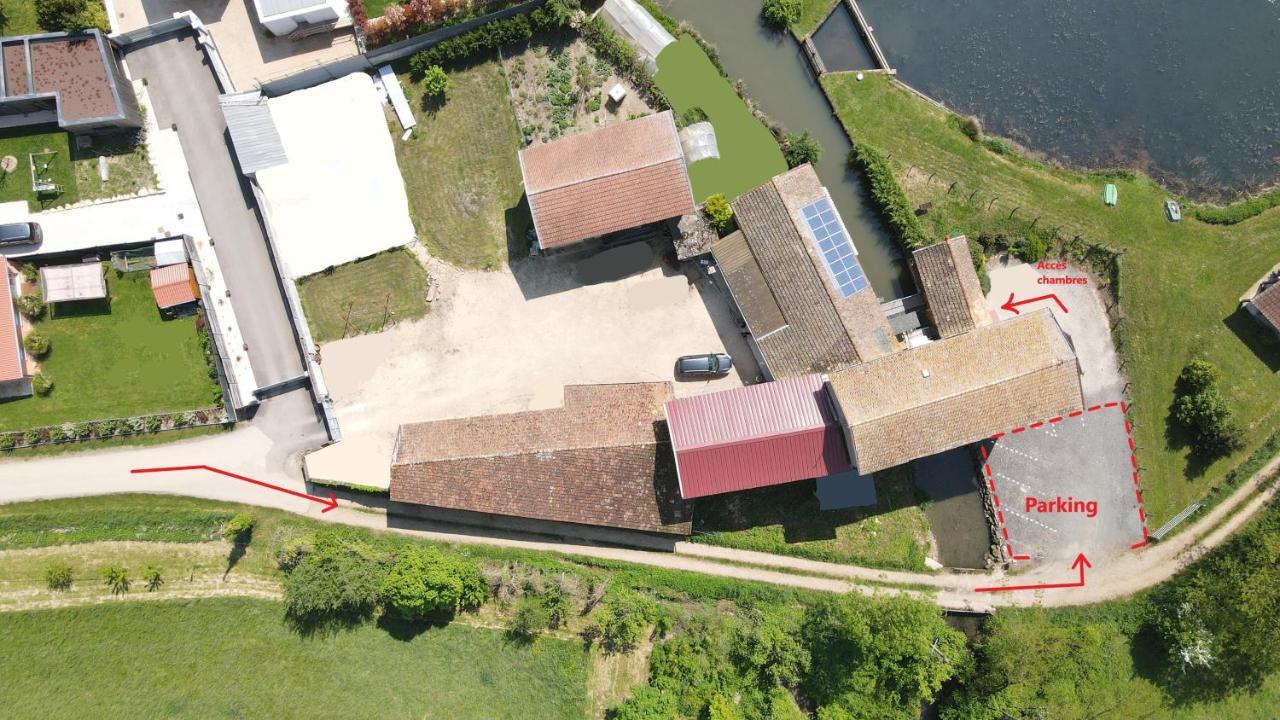 Hostal Le Moulin Traffay Saint-Didier-sur-Chalaronne Exterior foto